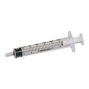 Monoject Syringe 3cc w/o Needle Soft Pack General Use 800/Ca
