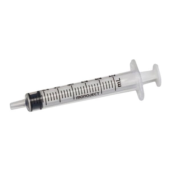 Monoject Syringe 3cc w/o Needle Soft Pack General Use 800/Ca