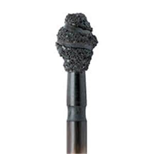 Black Cobra Diamond Bur Spiral Cut Friction Grip Super Coarse 811/033 5/Pk