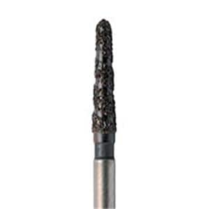 Black Cobra Diamond Bur Spiral Cut Friction Grip Super Coarse 855/018 5/Pk