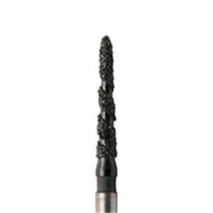 Black Cobra Diamond Bur Spiral Cut Friction Grip Super Coarse 878/016 5/Pk