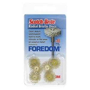 Brosse ScotchBrite jaune 6/Paquet