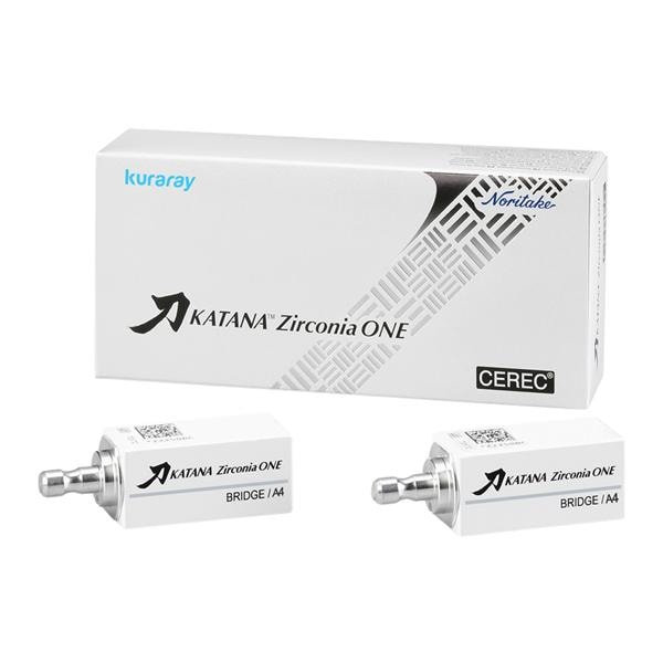 Katana Zirconia ONE Bridge Milling Blocks A4 CEREC 2/Bx