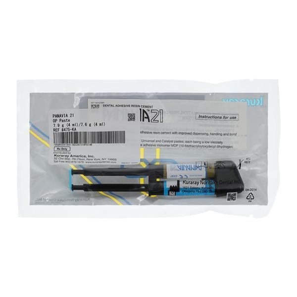 Panavia 21 Ciment Double polymérisation OP Opaque Recharge 15,2 g 4 mL Paquet