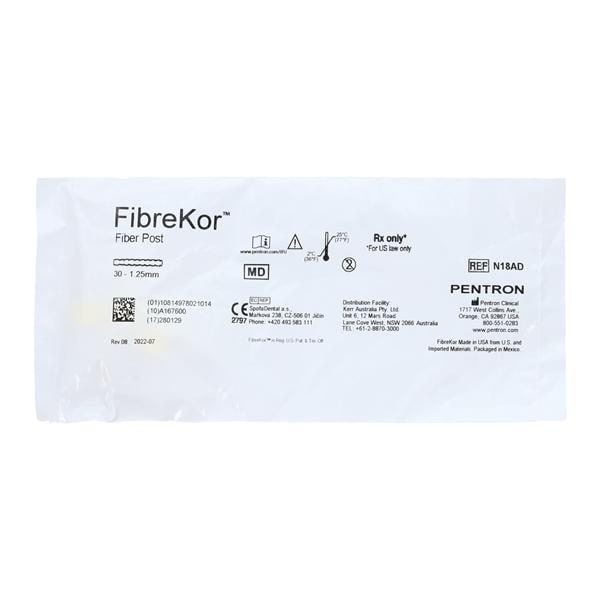 FibreKor Fibre de verre/Résine Pivots Recharge 1,25 mm 30/paquet