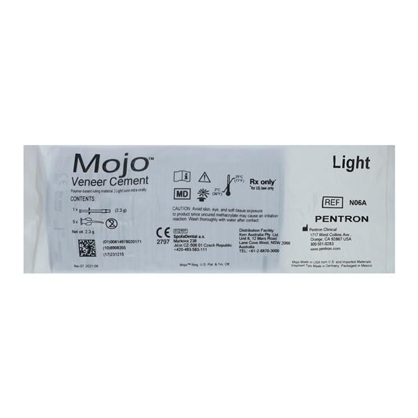 Mojo Ciment Facette Photopolymérisable Lumière Recharge 2,3 g Ch.