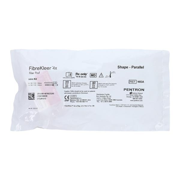 FibreKleer 4X Pivots Fibre Trousse de système complet Avec tête Parallèle Ch.