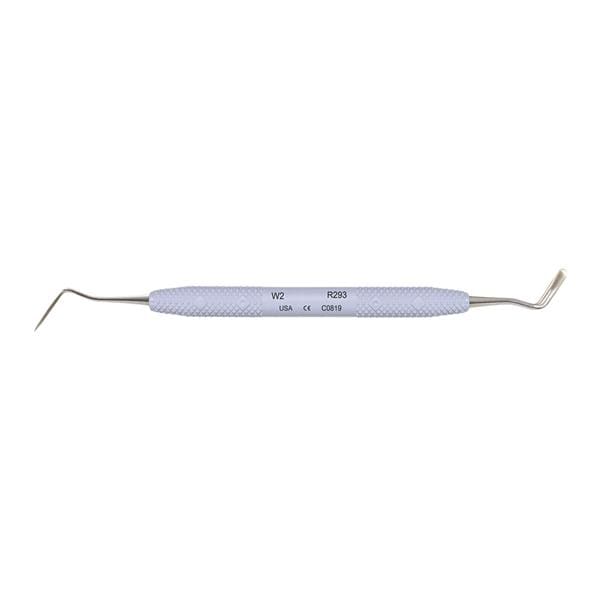 Amalgam Carver Stainless Steel Tips Double End Resin Handle Ea