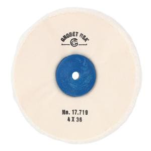Muslin Buffs Plastic Center Soft 4" x 36 Ply Ea