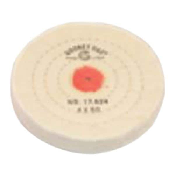 Muslin Buffs Shellac Center Soft 4" x 50 ply Ea