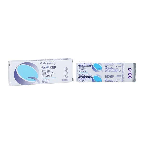 Glassvan Carbon Steel Sterile Surgical Blade #61