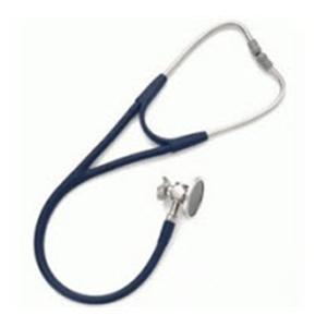 Harvey DLX Cardiology Stethoscope Navy 17" Tubing Ea