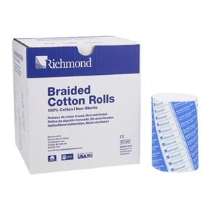 Rouleau de coton Tressé Moyen 0,375 po 4 po 1000/caisse