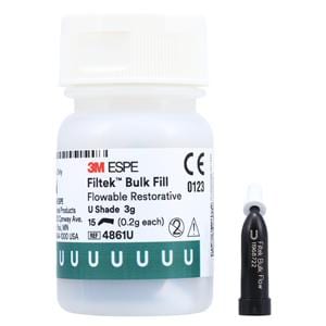 Filtek Bulk Fill Flowable Bulk Fill Restorative Universal Capsule Refill 15/Pk