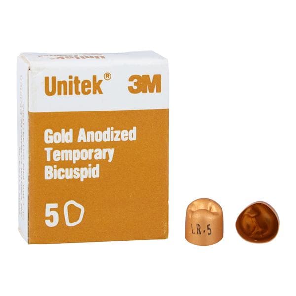 3M™ Unitek™ Crowns Size 5 1st Lower Right Bicuspid Replacement Crowns 5/Bx
