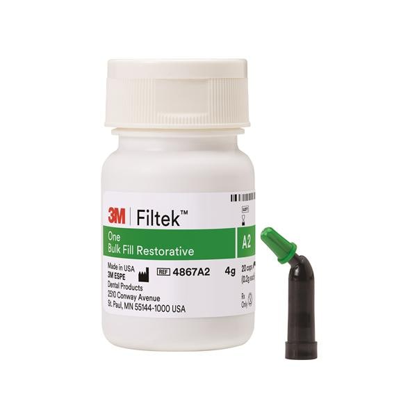 Filtek One Bulk Fill Bulk Fill Restorative A3 Capsule Refill 20/Pk