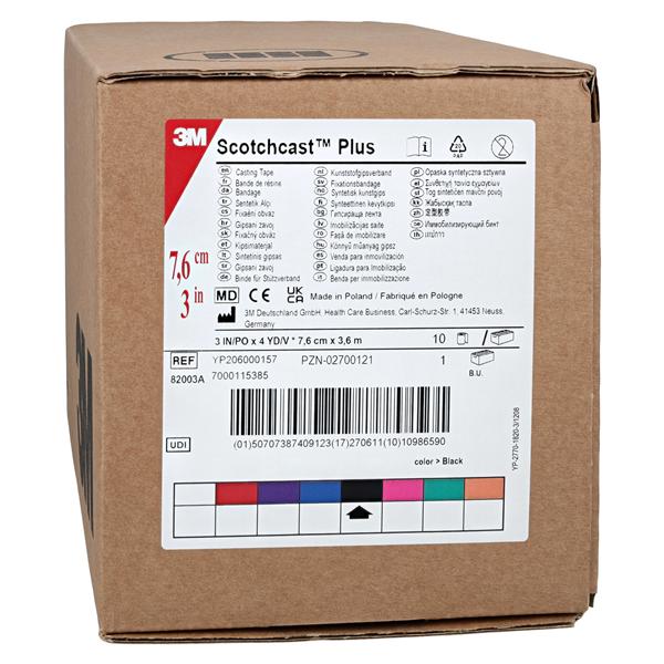 Tape Scotchcast Plus Fbgl Blk 10/Boîte, 10 BX/CA