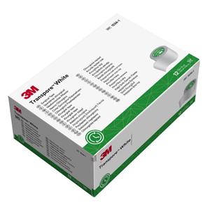 Transpore Surgical Tape Paper/Plastic 1"x10yd White Non-Sterile 12/Bx, 10 BX/CA