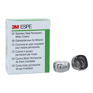 3M™ Crowns Size 6LL4 1st Permanent Lower Left Molar Replacement Crowns 5/Bx