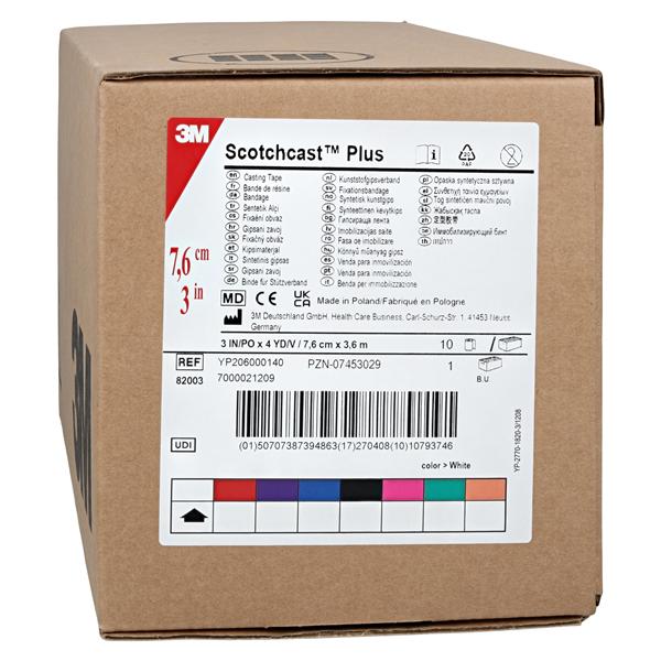 Scotchcast Plus Tape 3 blanc" 10/Boîte
