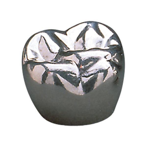 3M™ Iso-Form™ Temporary Metal Crowns Size L75 2nd LLM Replacement Crowns 5/Bx