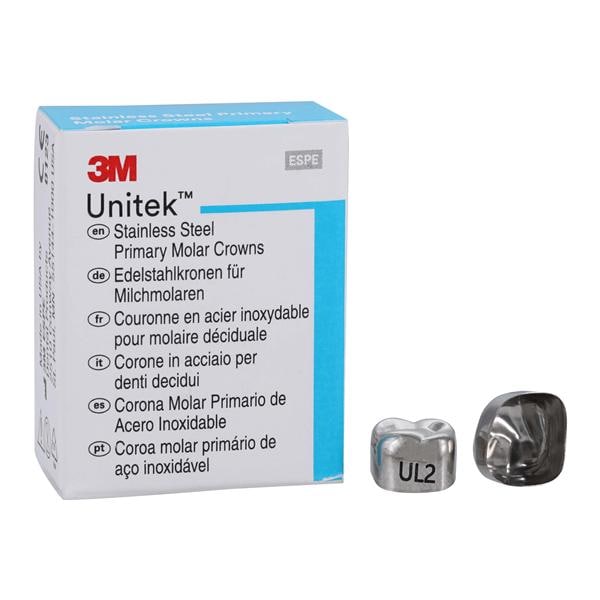 3M™ Unitek™ Crowns Size 2 2nd Primary Upper Left Molar Replacement Crowns 5/Bx