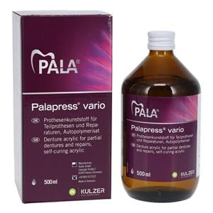 Palapress Vario Denture Resin Acrylic Cold Cure Bt