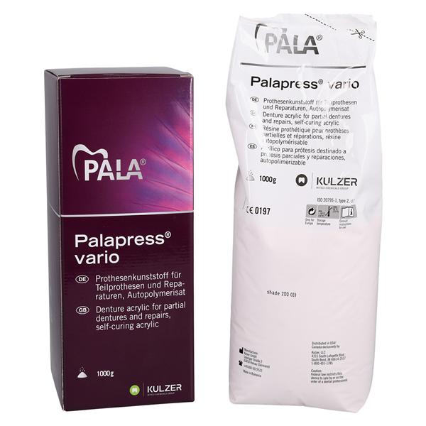 Palapress Vario Denture Resin Acrylic Cold Cure 200 Bx