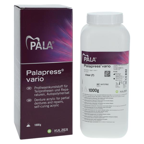 Palapress Vario Denture Resin Acrylic Cold Cure Clear 1 Gallon Bx
