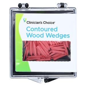 Clinician's Choice Contoured Wedges 100/Pk