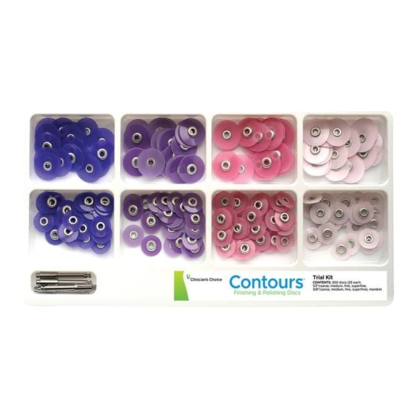 Contours Finishing & Polishing Discs Kt