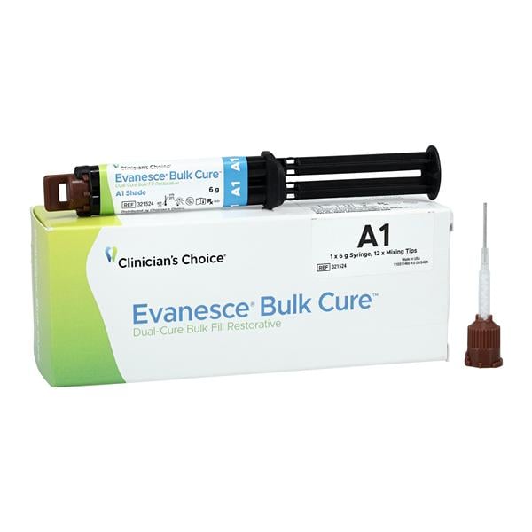 Evanesce Bulk Cure Composite Restorative Material A1 Syringe Ea