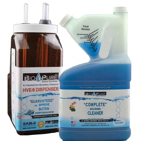 Bio-Pure Nettoyant de système d aspiration Liquide Trousse de départ Ch.