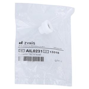 Isovac P&C Connector Refill With White acetal construction Ea