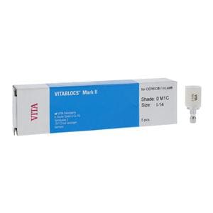 VITABLOCS Mark II 3D Milling Blocks I14 0M1C For CEREC 5/Pk