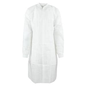 SafeWear Sarrau de laboratoire Haute performance Tissu SMS Petit Blanc 12/sac