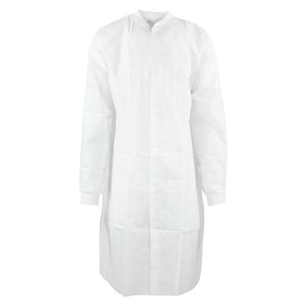 SafeWear Sarrau de laboratoire Haute performance Tissu SMS Petit Blanc 12/sac