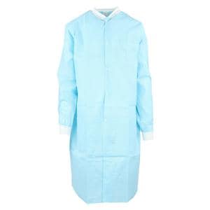 Sarrau de laboratoire Haute performance Tissu SMS Petit Bleu p le 12/sac