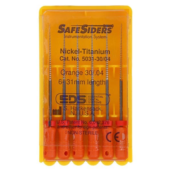 Alésoirs SafeSiders NiTi 31 mm 6/Paquet