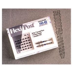 Flexi-Post Posts Stainless Steel Size 2 Blue Parallel Sided Pk