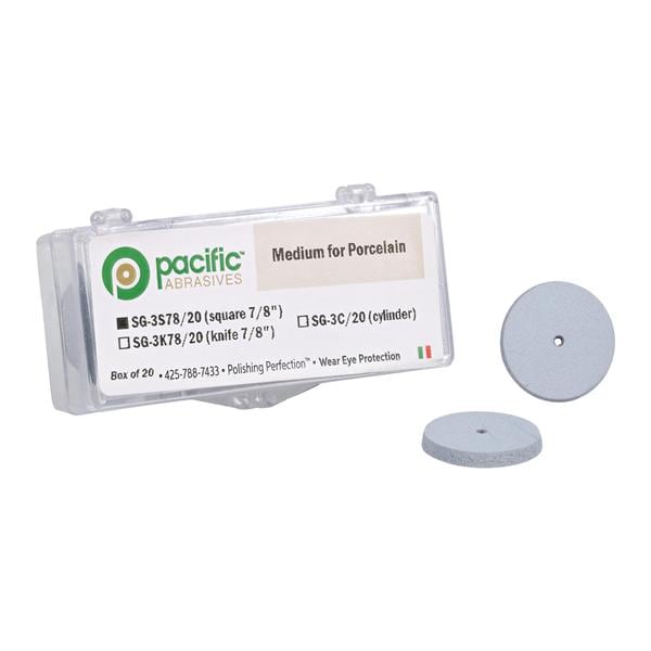 Polissoir porcel bord carré 20/Paquet
