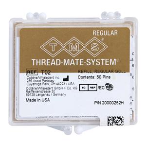 TMS Pins Stainless Steel Refill Kit T-02 Regular 0.027 in 50/Pk