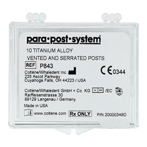 ParaPost Pivots Titane Recharge 0,9 mm 0,036 po Brun P84-3 10/paquet