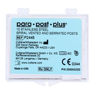 ParaPost Plus Pivots Acier inoxydable Recharge 0,05 po Rouge P244-5 10/paquet