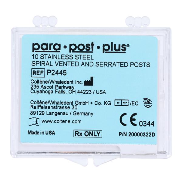 ParaPost Plus Pivots Acier inoxydable Recharge 0,05 po Rouge P244-5 10/paquet