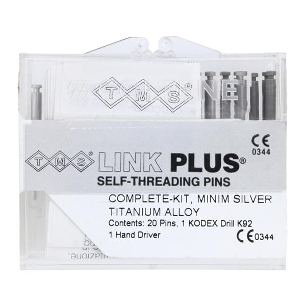 TMS Link Plus Pins Titanium Complete Kit Minim L-821 Silver 0.021 in Ea
