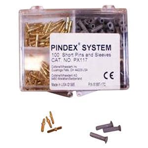 Dowel Pin Pindex Pins/Sleeves PX117 Short 100/Pk