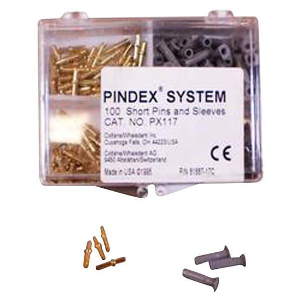 Dowel Pin Pindex Pins/Sleeves PX117 Short 100/Pk