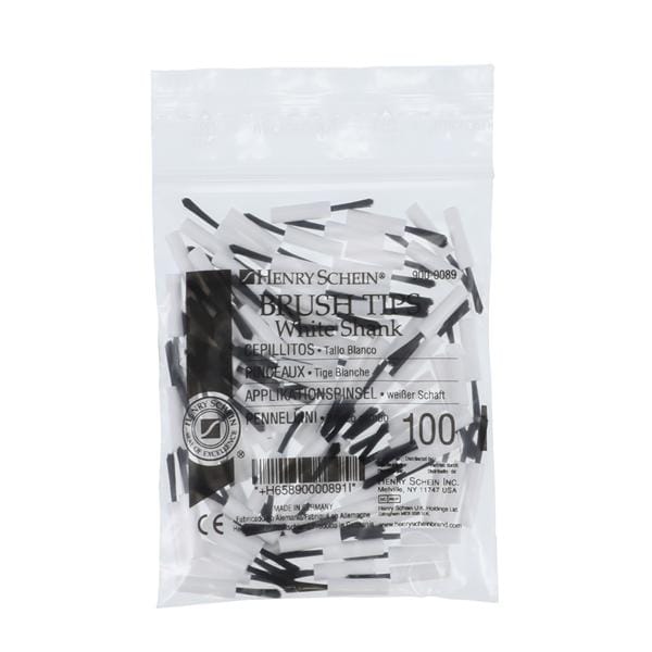 Brush Tips White Shank 100/Pk
