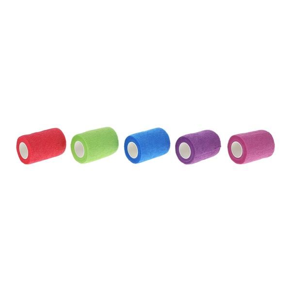Bandage Stretch Elastic 3"x5yd Latex Assorted 24/Ca